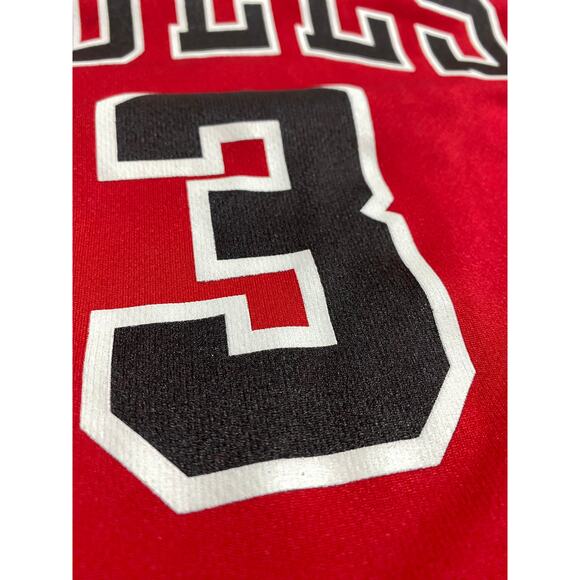 Chicago Bulls Dwyane Wade #3 Jersey Adidas Size Small Red NBA Basketball Tank - Picture 7 of 8